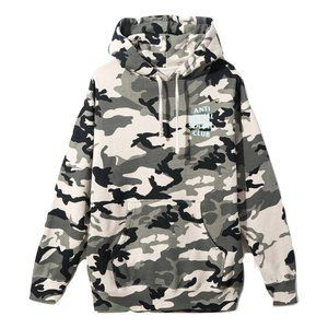 EUC Anti Social Social Club Melrose Ave. Hoodie SS17 Arctic Snow Camo XXL